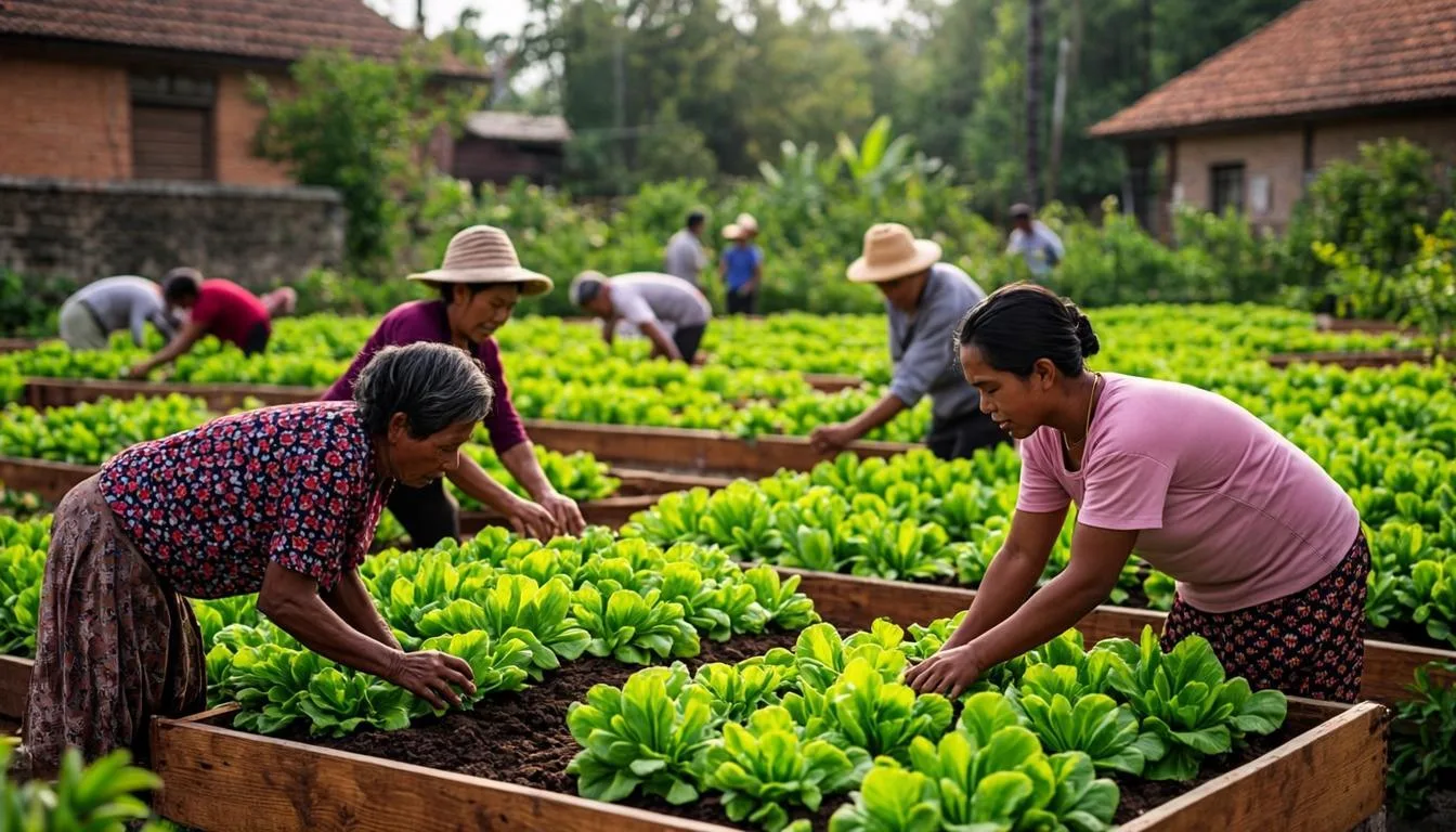 Kebun pangan komunitas dikelola bersama warga